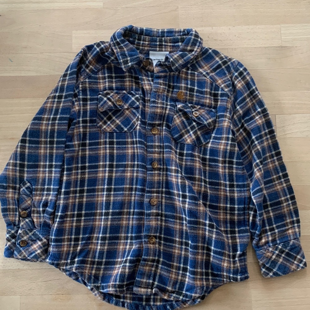 Toddler Carhartt flannel shirt
